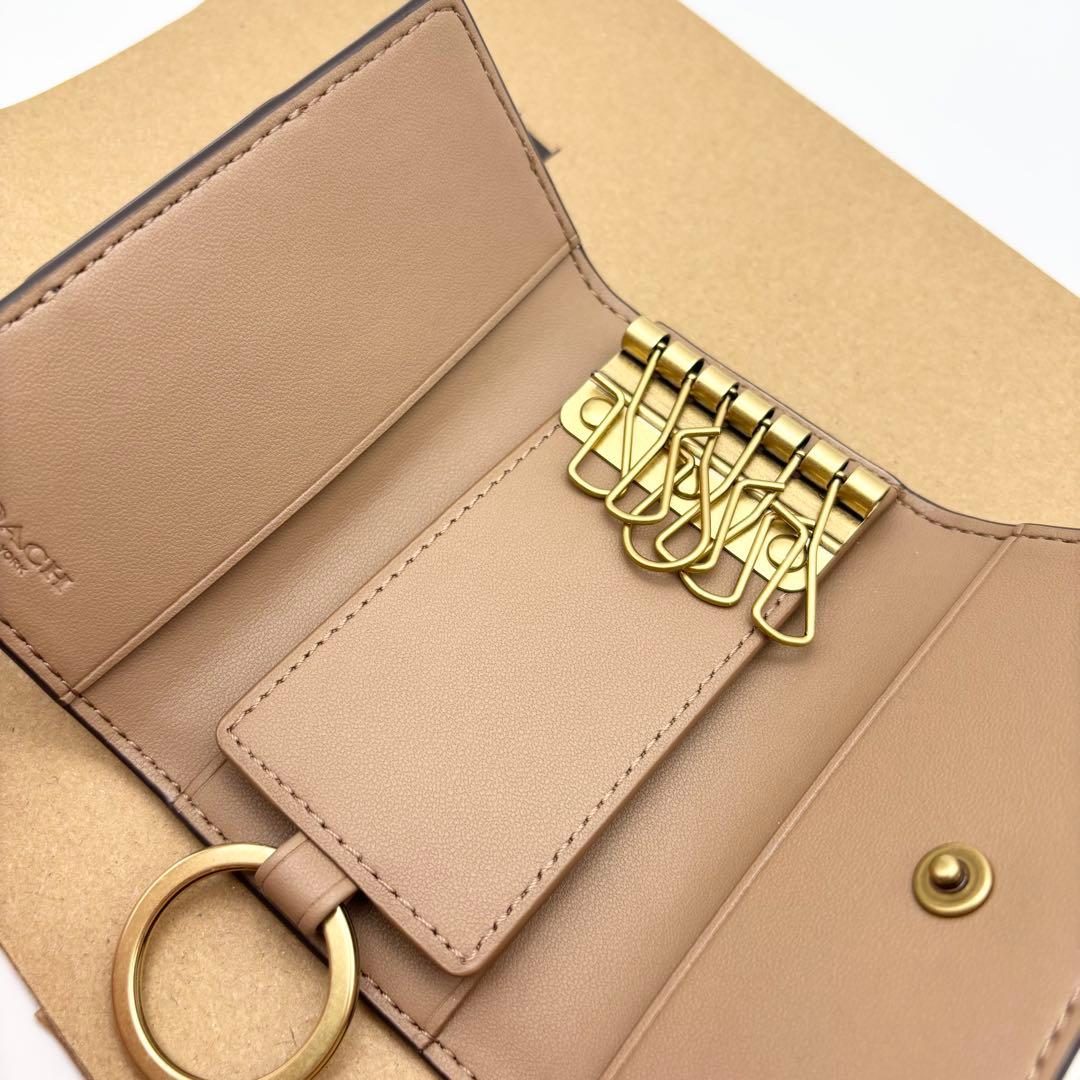 【COACH☆新品】6 リング キー ケース☆ホース アンド キャリッジ