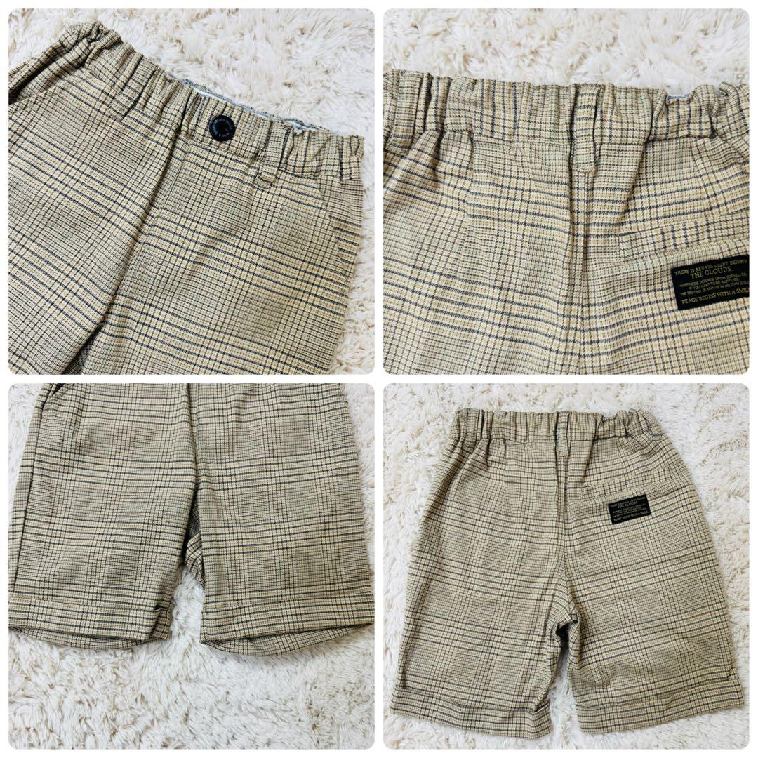 BREEZE 120 スーツ セットアップ 5点セット 七五三 結婚式 チェック