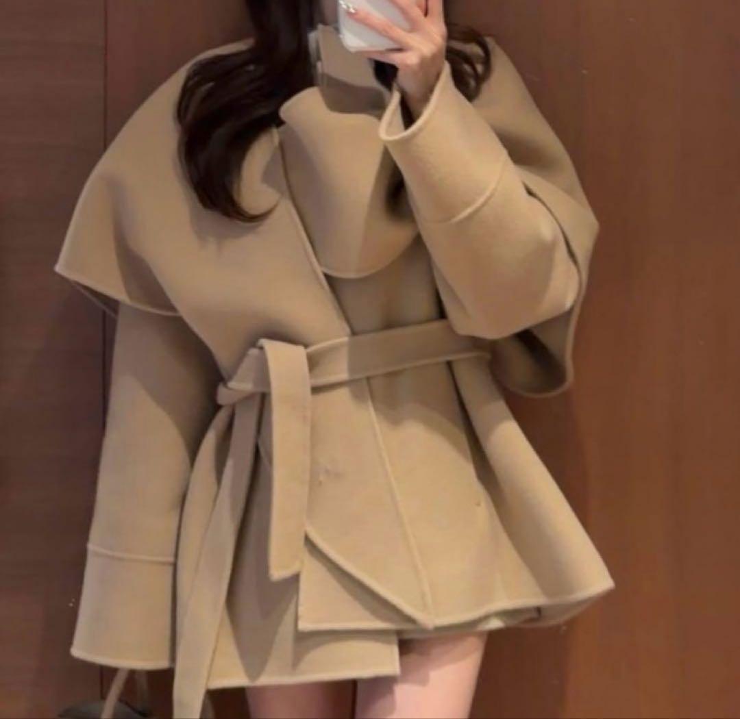 アニュアンス リバーウールミドルマフラーコート