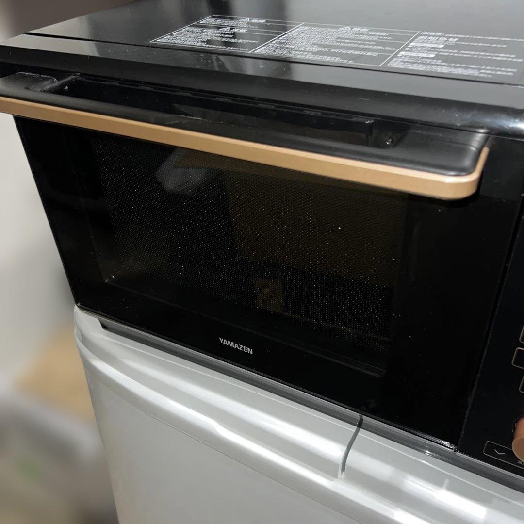 ⭐︎山善スチームオーブンレンジ 25L角皿付き MRK-F250TSV(B)