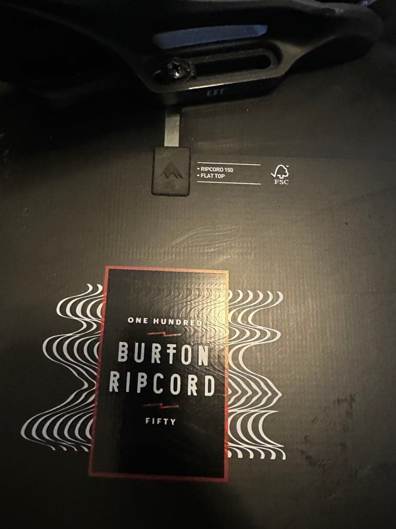 Burton Ripcord 150cm バインディング付