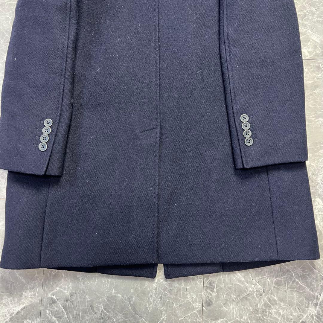 新品未使用　タグ付　ヘルノ　チェスターコート　ライナー　ネイビー　50 L