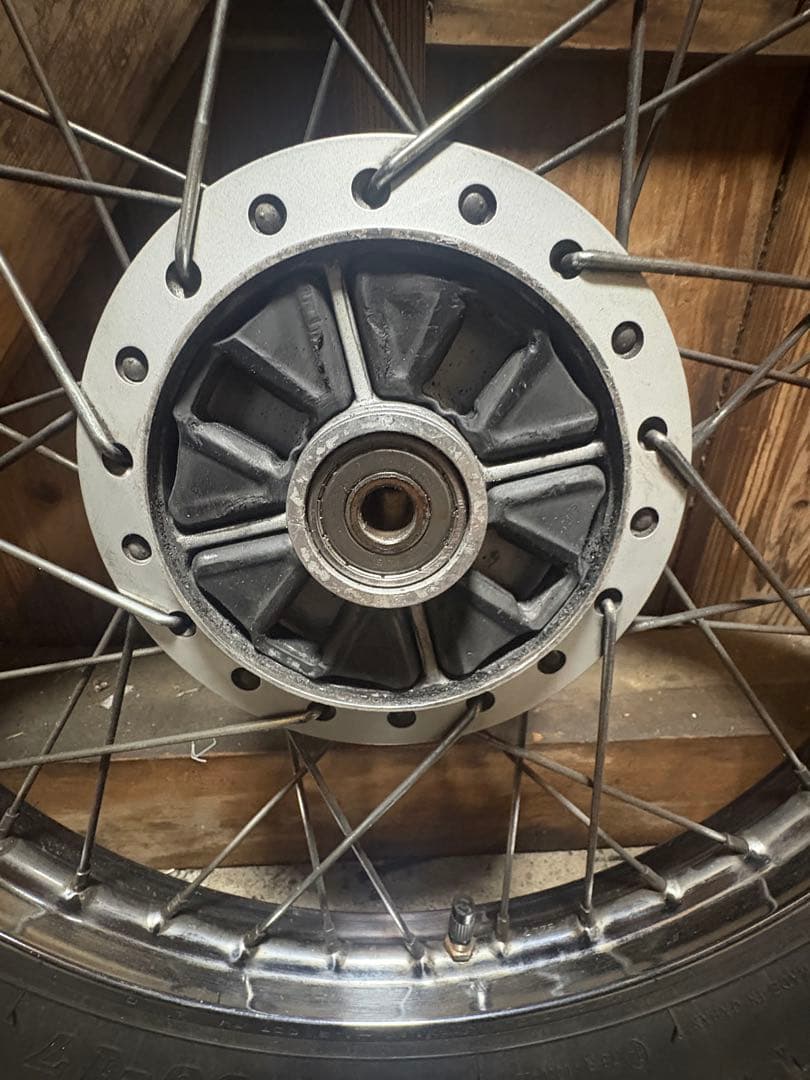 スーパーカブ50 AA01 純正ホイール 前後セット タイヤ付き