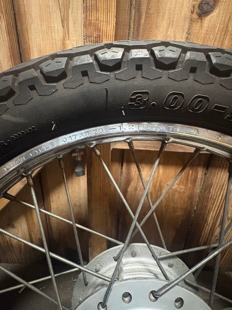 スーパーカブ50 AA01 純正ホイール 前後セット タイヤ付き