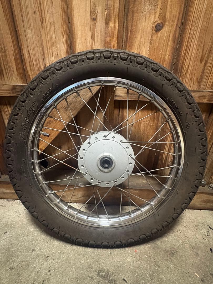 スーパーカブ50 AA01 純正ホイール 前後セット タイヤ付き