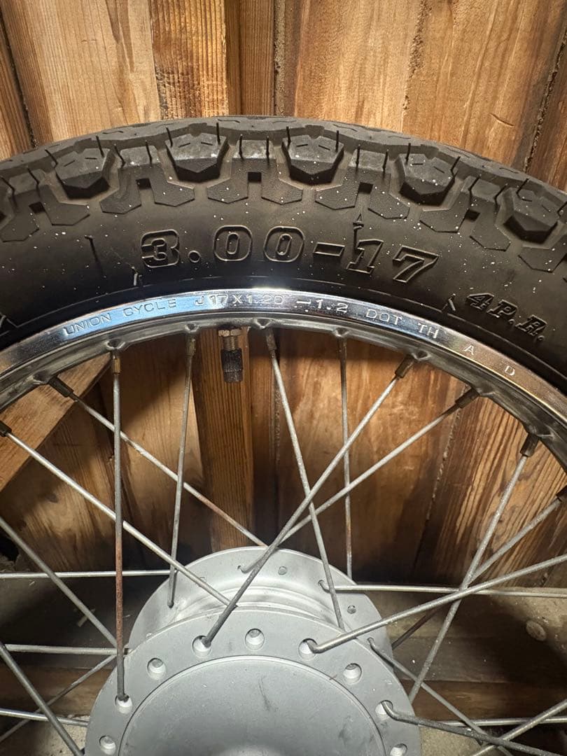 スーパーカブ50 AA01 純正ホイール 前後セット タイヤ付き