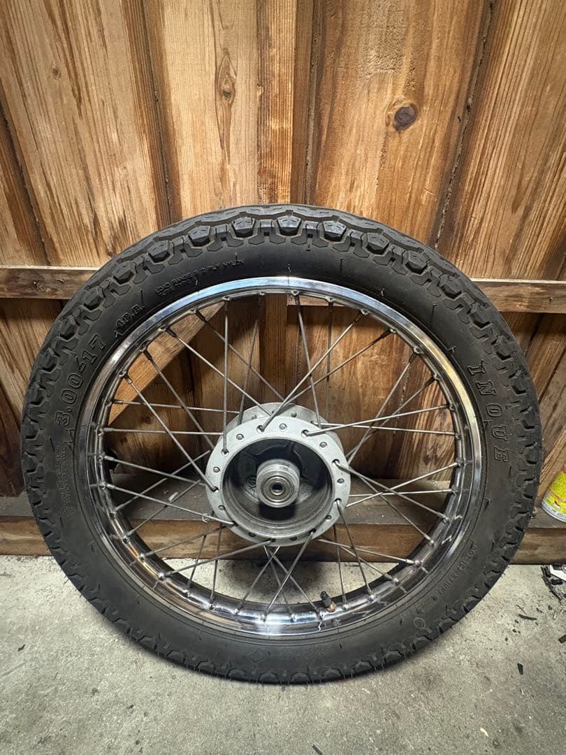 スーパーカブ50 AA01 純正ホイール 前後セット タイヤ付き