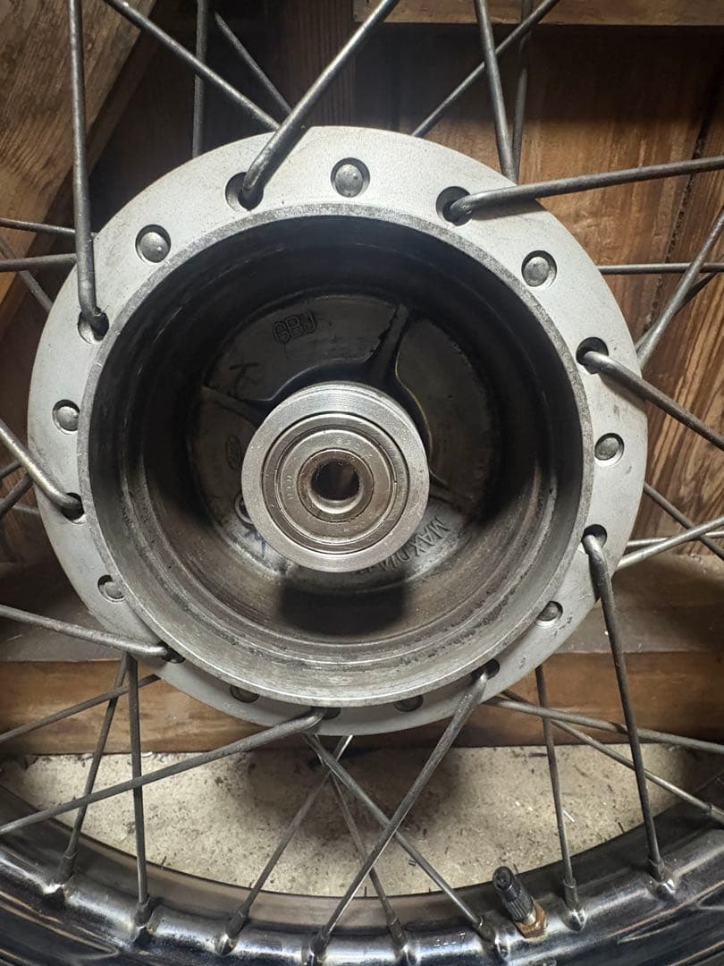 スーパーカブ50 AA01 純正ホイール 前後セット タイヤ付き