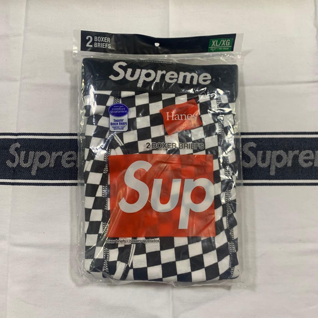 下着・アンダーウェア Supreme Hanes 2 Boxer Briefs XL