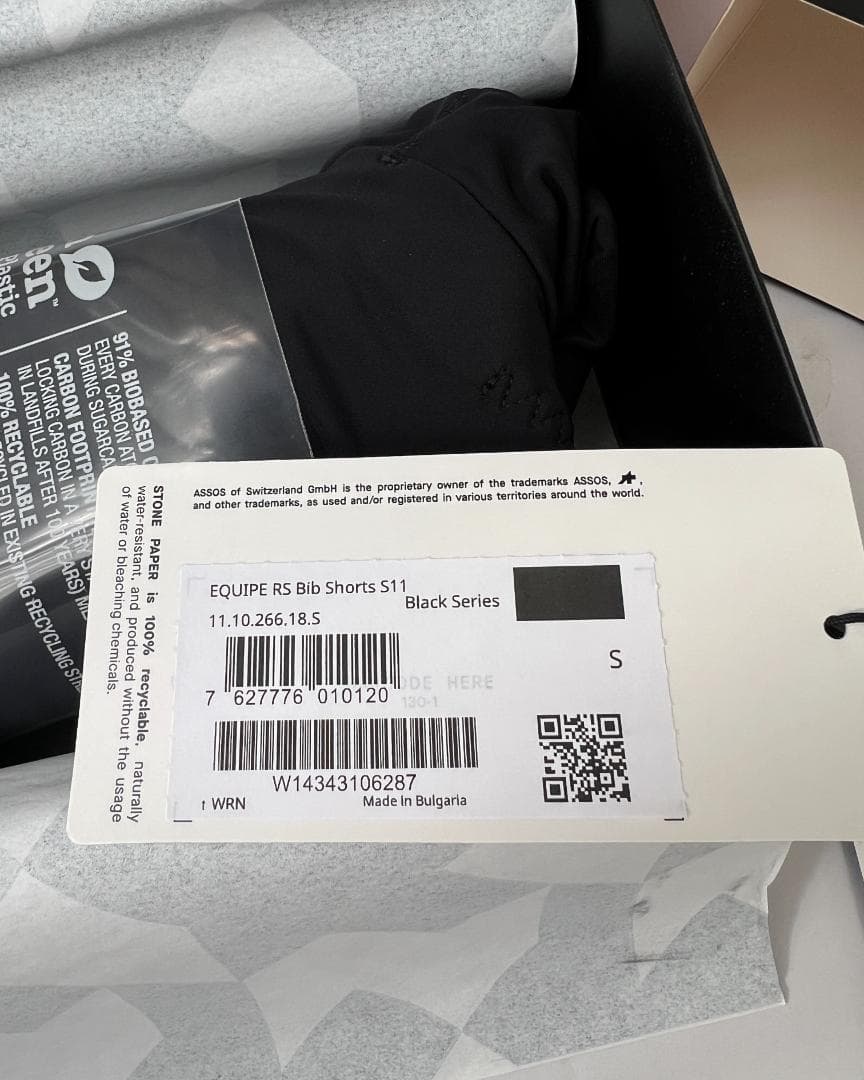【新品 Sサイズ】2025 ASSOS EQUIPE RS ビブショーツ S11