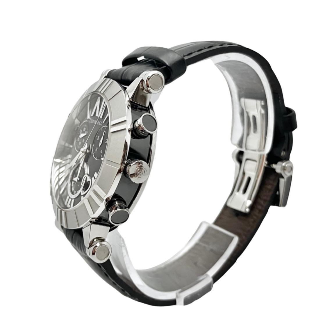 【内部点検済】ティファニー アトラス クロノグラフ クォーツ ユニセックス