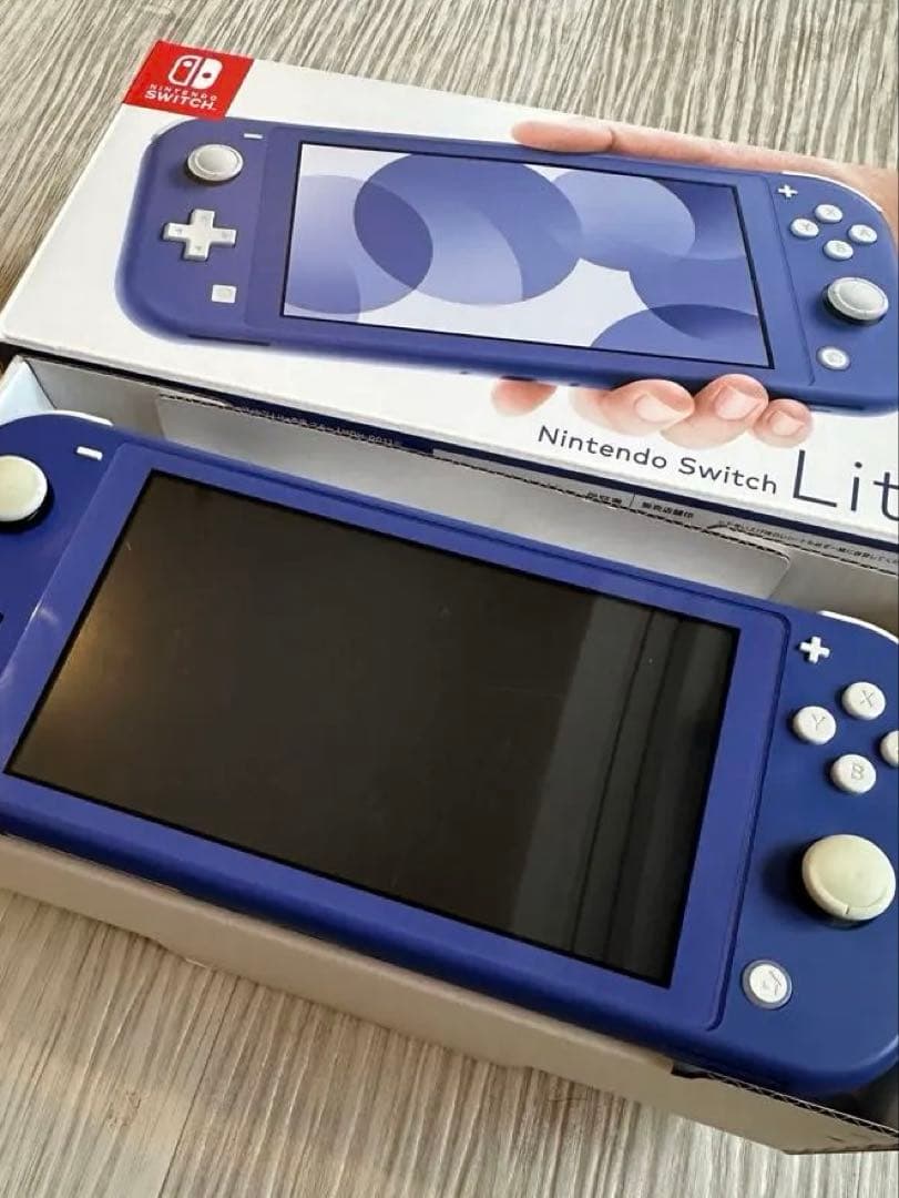 Nintendo Switch Lite 青 本体のみ 箱付き