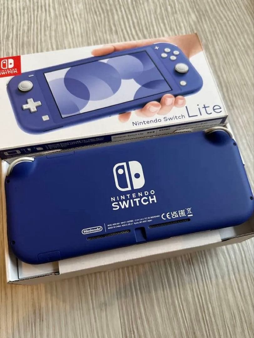 Nintendo Switch Lite 青 本体のみ 箱付き