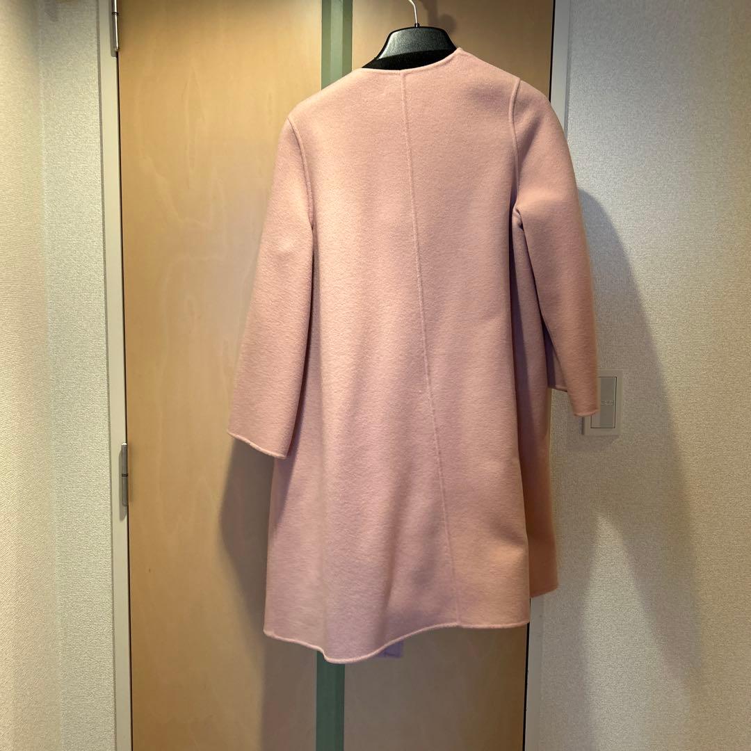 最終値下げエムプルミエ新品ノーカラーコート