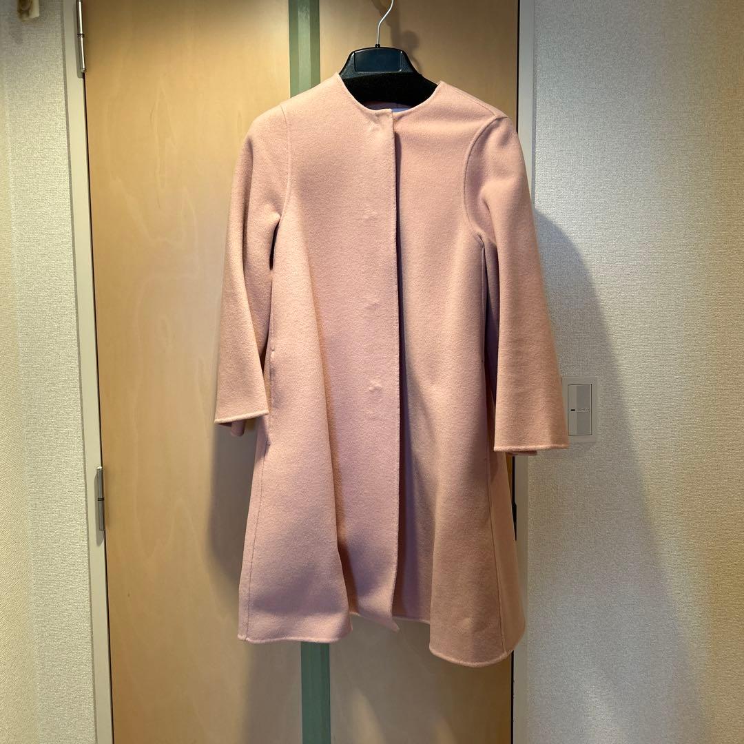 最終値下げエムプルミエ新品ノーカラーコート