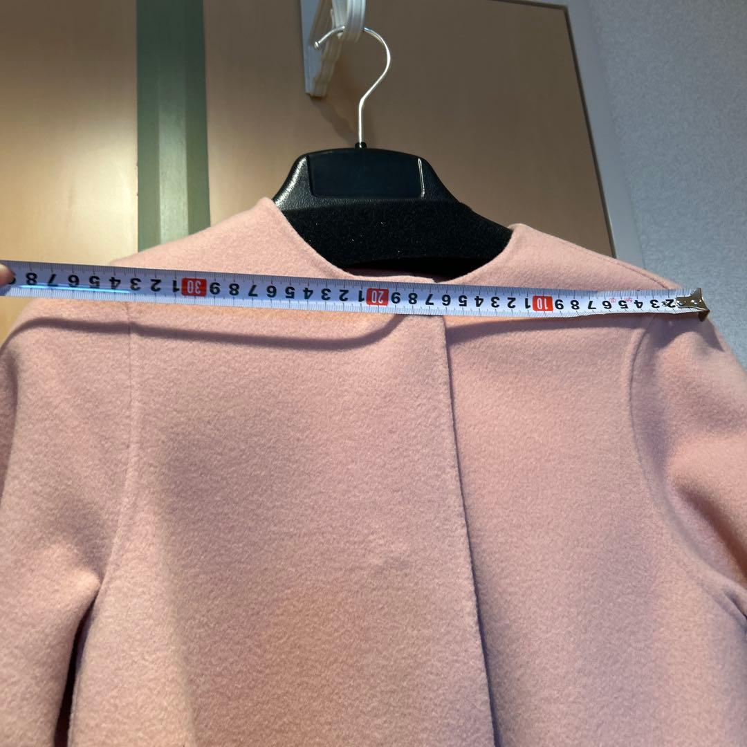 最終値下げエムプルミエ新品ノーカラーコート