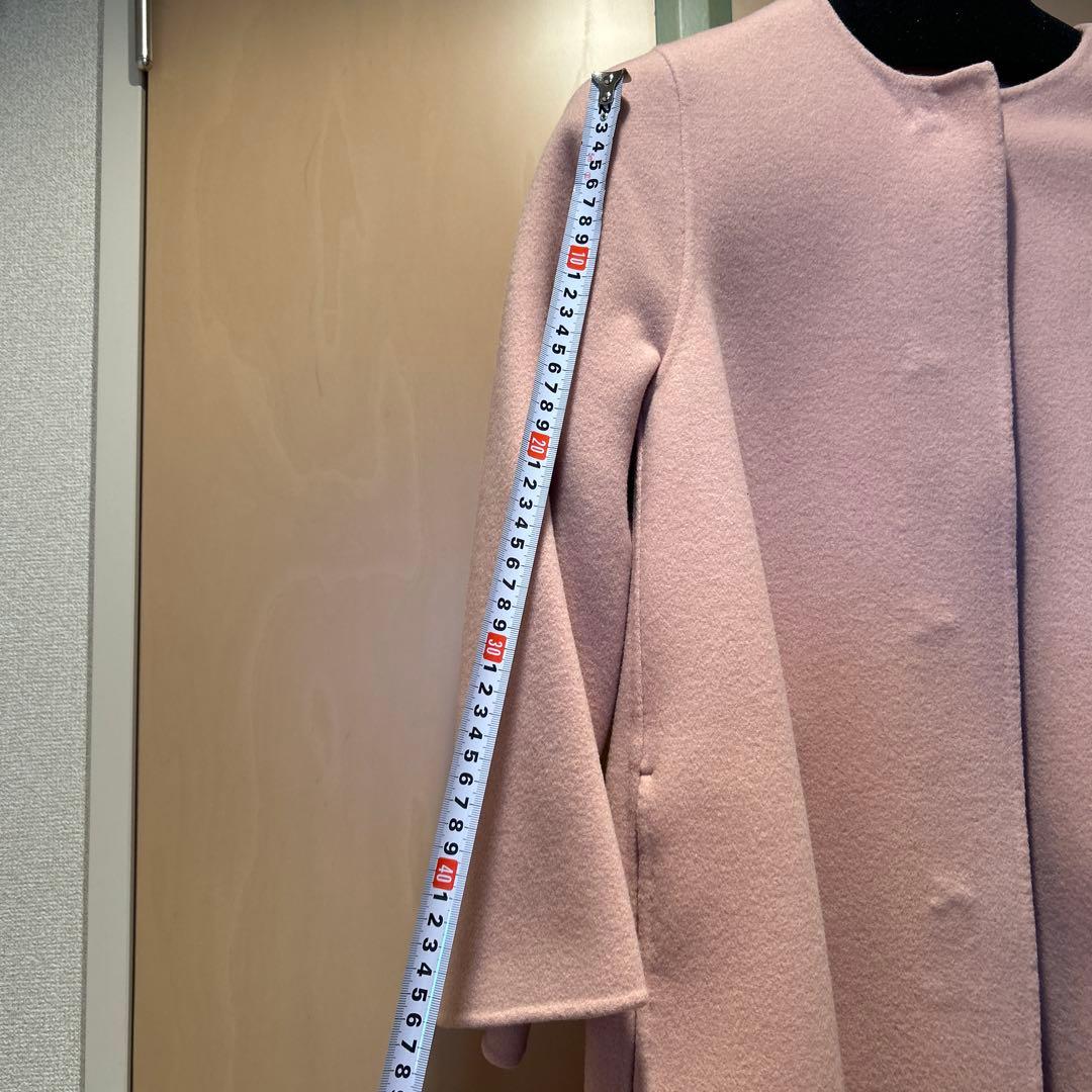 最終値下げエムプルミエ新品ノーカラーコート