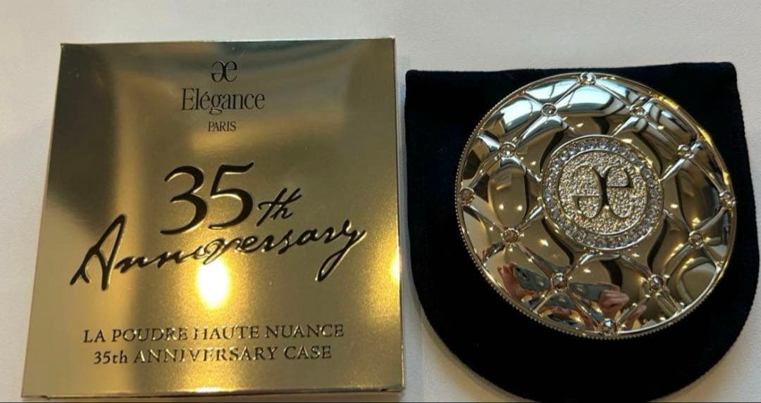 エレガンス　ラ プードル フェイスパウダー　35th 限定ケース　レフィルⅧ