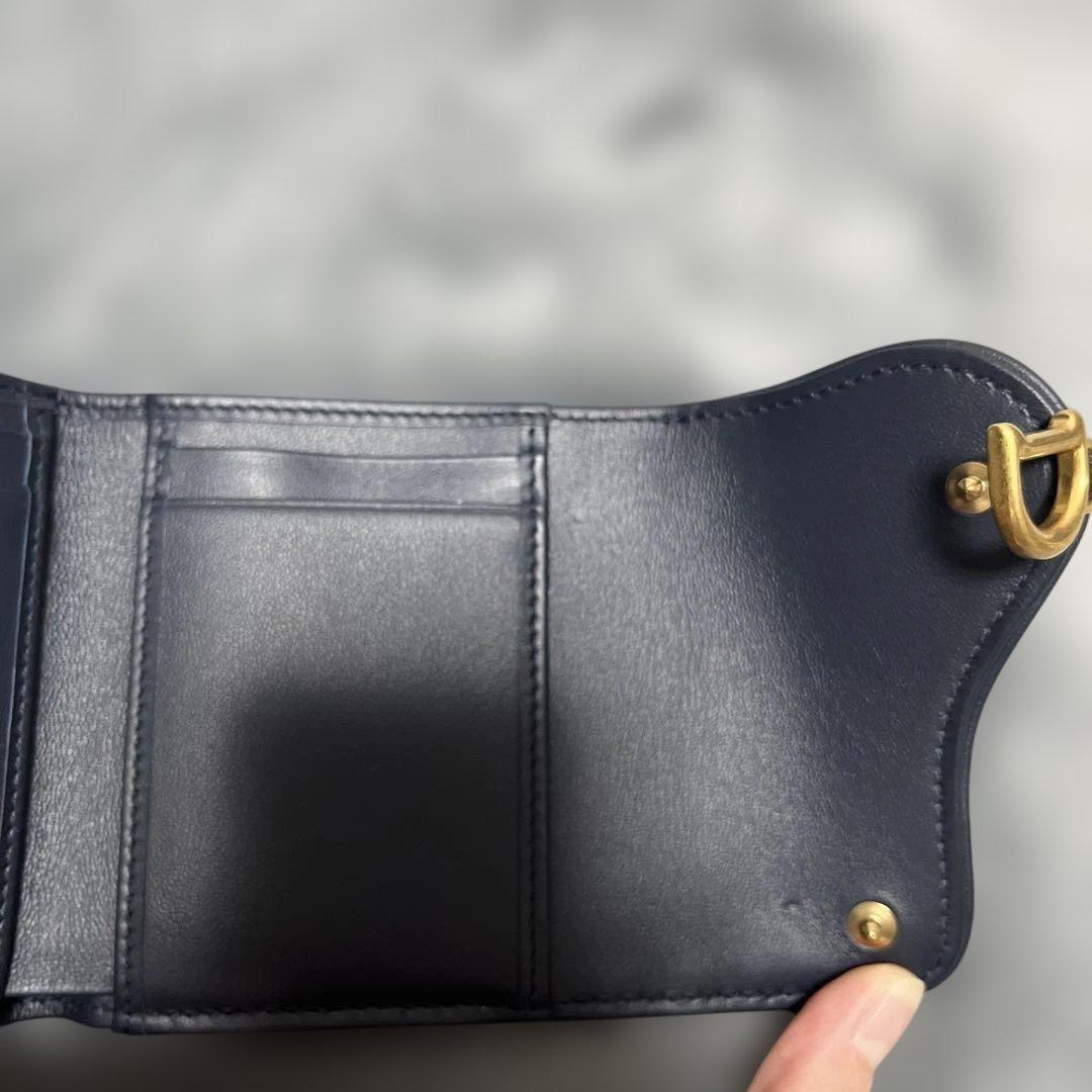 Christian Dior saddle wallet ディオール　折り財布