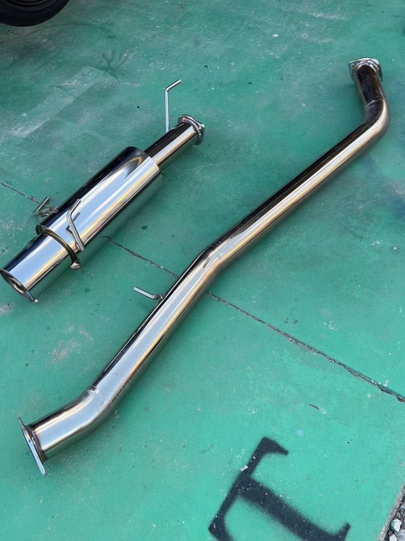 S15 シルビア オリジンマフラー　中間φ80 テールφ115 ほぼ新品