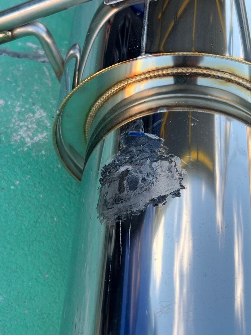 S15 シルビア オリジンマフラー　中間φ80 テールφ115 ほぼ新品