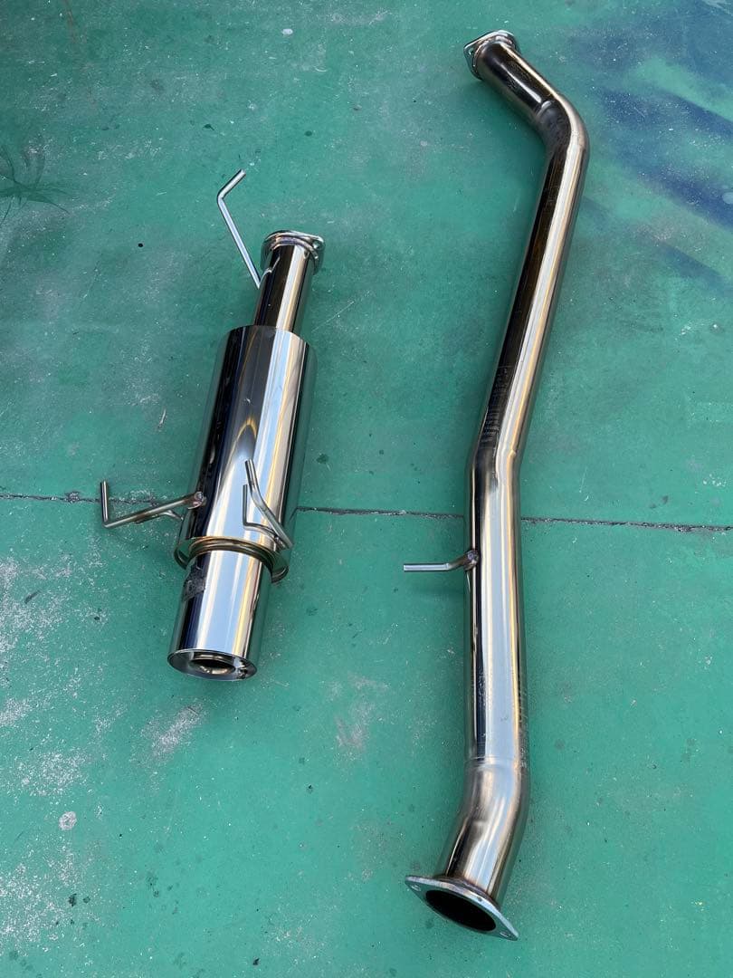 S15 シルビア オリジンマフラー　中間φ80 テールφ115 ほぼ新品