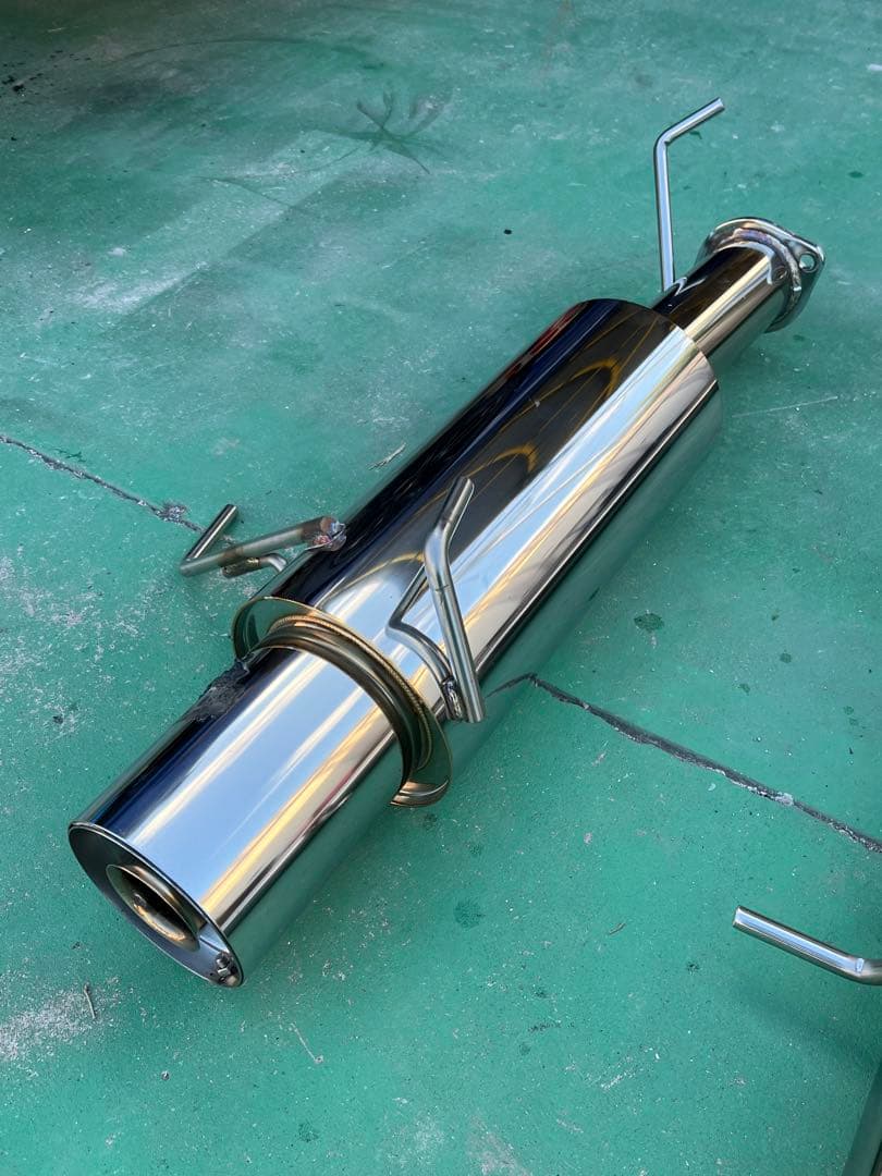 S15 シルビア オリジンマフラー　中間φ80 テールφ115 ほぼ新品