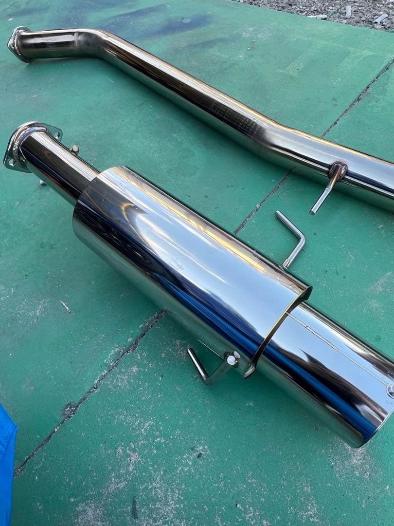 S15 シルビア オリジンマフラー　中間φ80 テールφ115 ほぼ新品