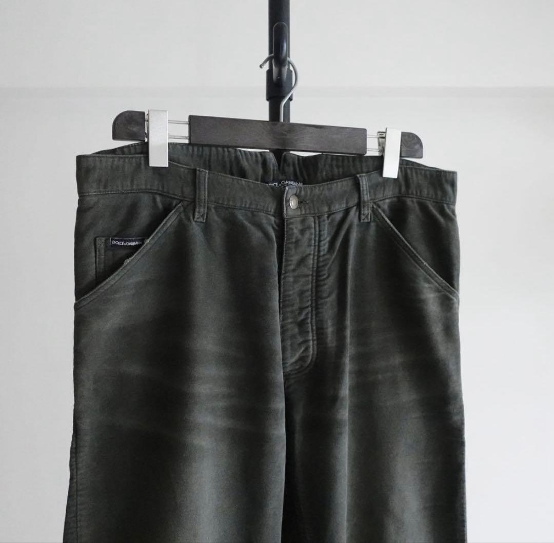 パンツ Dolce&Gabbana Cotton Nell Faded Trousers