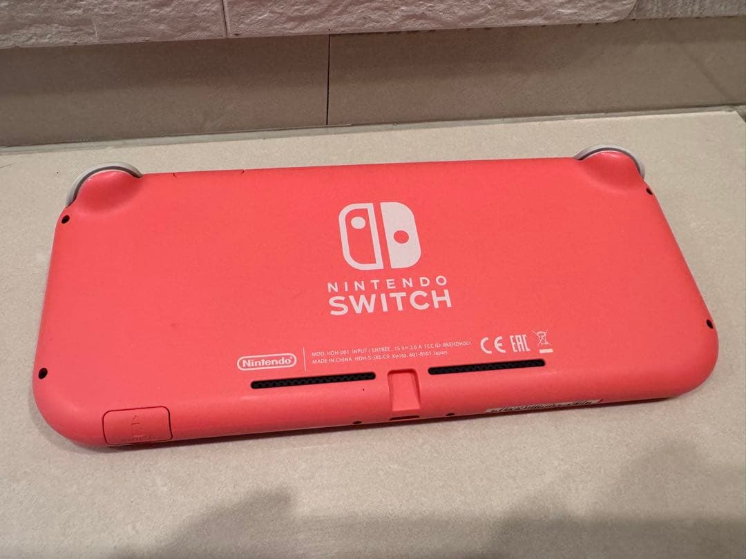 Nintendo Switch Lite コーラルピンク 本体 アダプター付き
