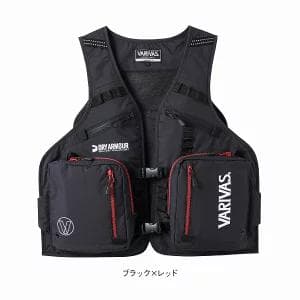 新品未使用品　VARIVAS アクティブベストVAVT-05 ブラック×レッド