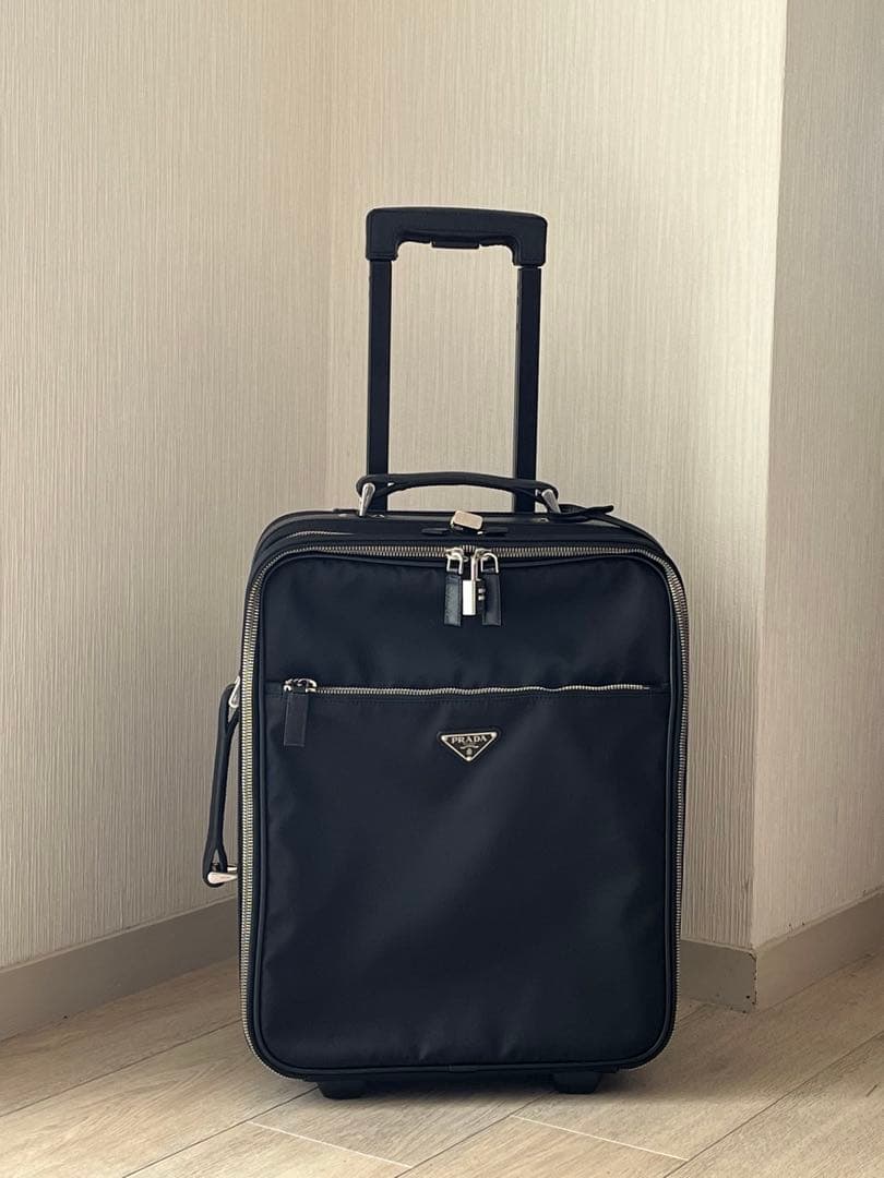 【R】再値下【PRADA ナイロン製キャリー】プラダ／キャリーケース