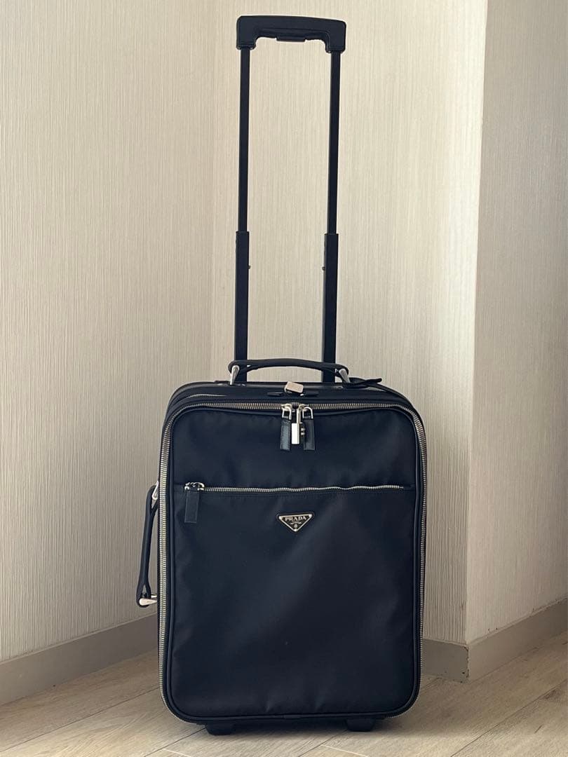 【R】再値下【PRADA ナイロン製キャリー】プラダ／キャリーケース