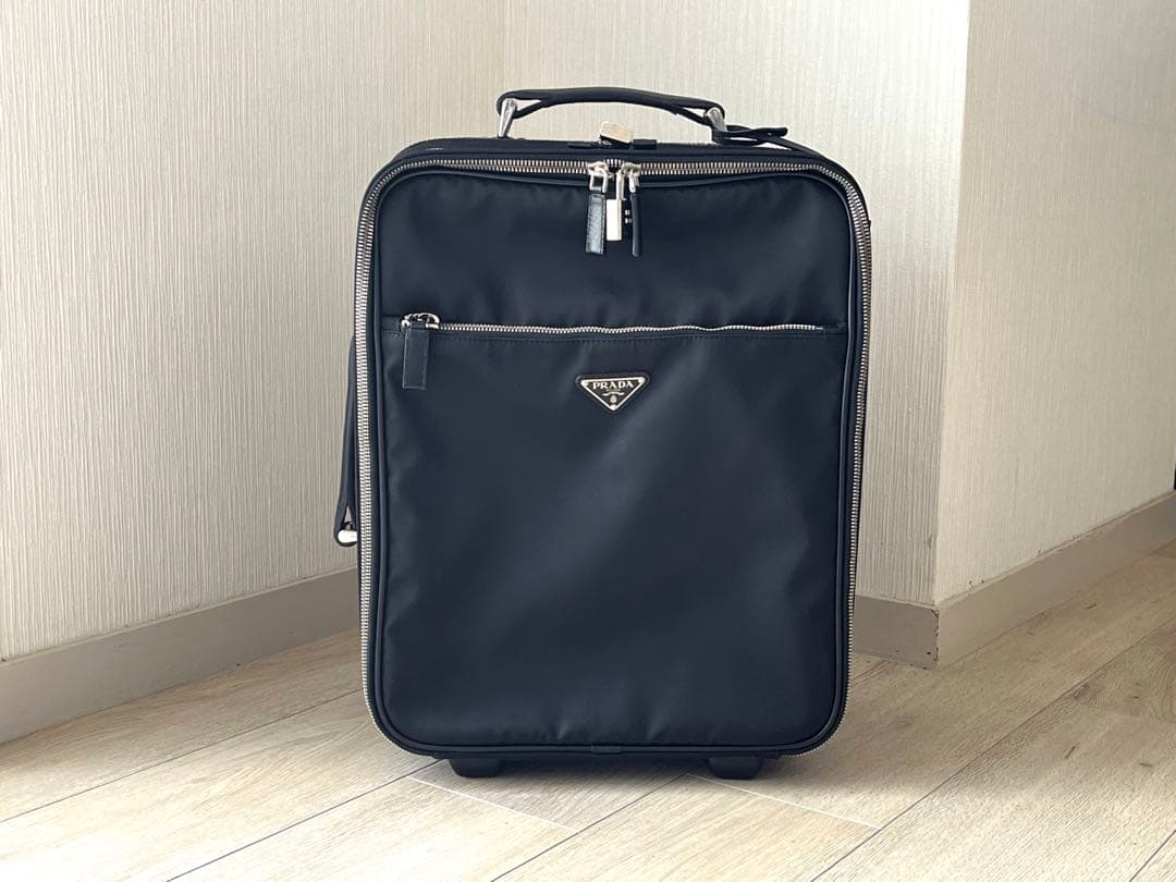 【R】再値下【PRADA ナイロン製キャリー】プラダ／キャリーケース