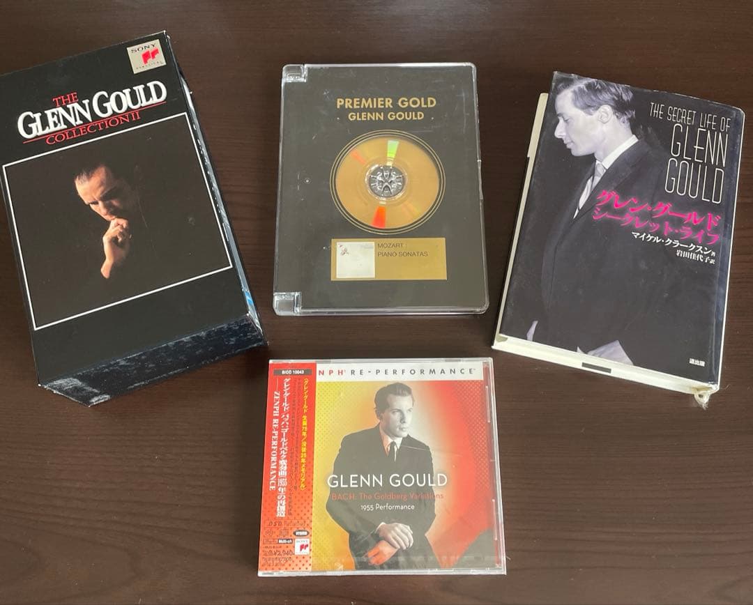 グレン・グールド CD 本 VHS / GOLD DISK / 見本盤 未開封有