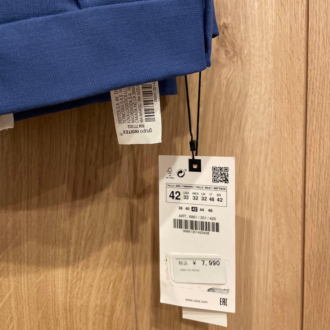 ZARA 青 スーツ サイズ52/42
