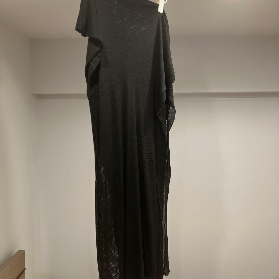 julius ブラックメッシュストール