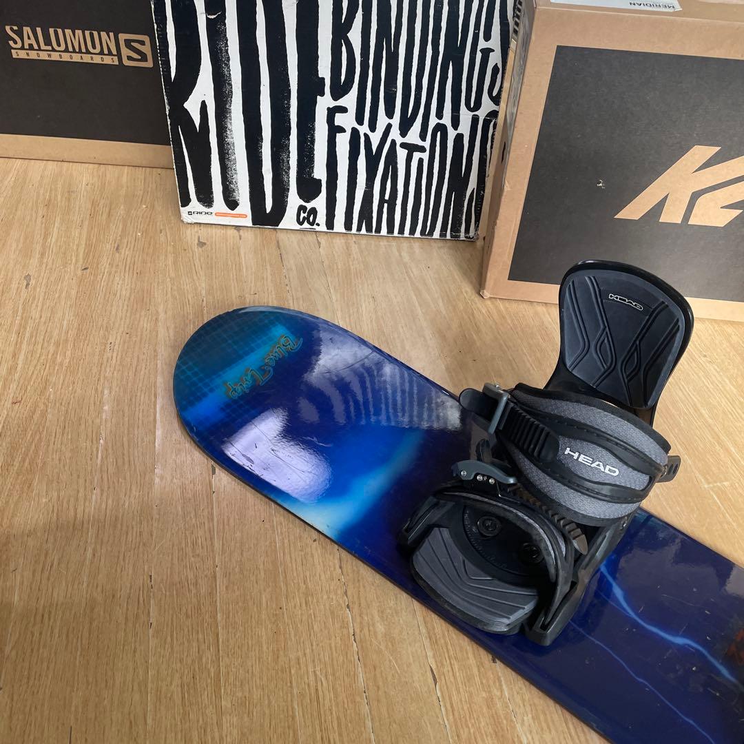 KISSMARK×HEAD　キッズスノーボードセット　バイン付3点セット