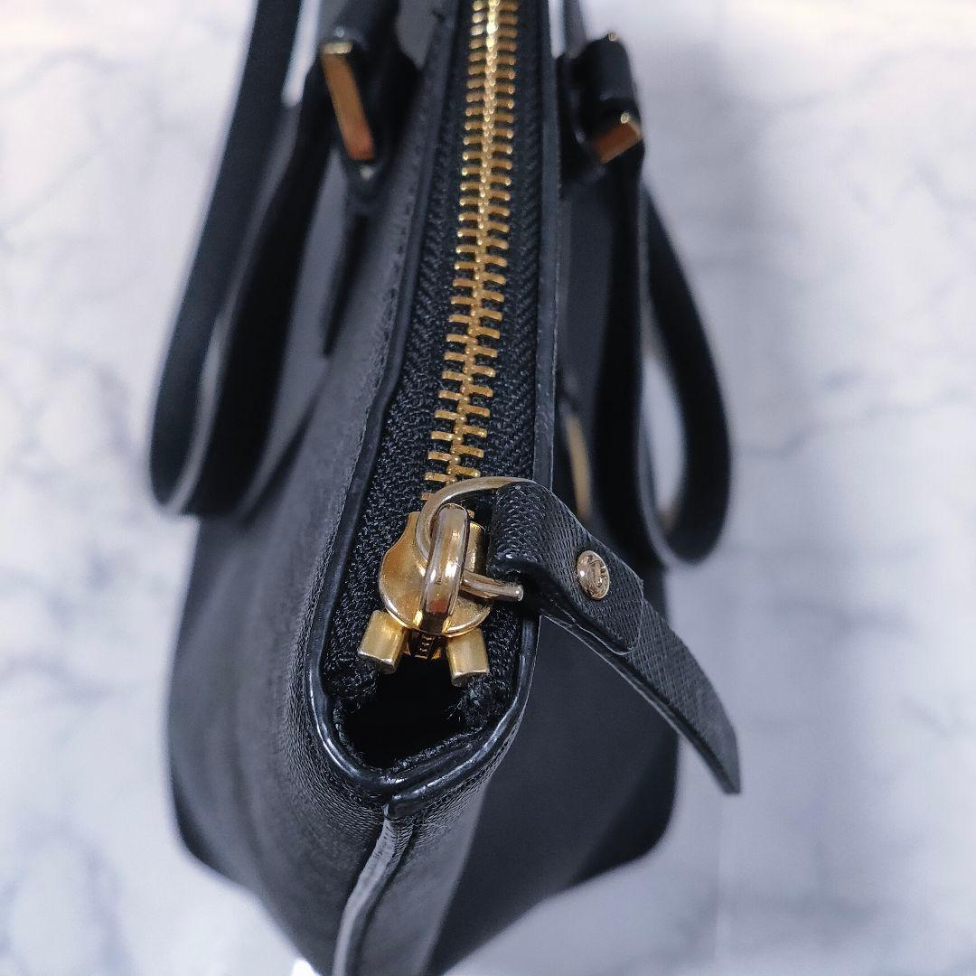 美品 KATE SPADE レザー トートバッグ ビジネス A4収納 ブラック