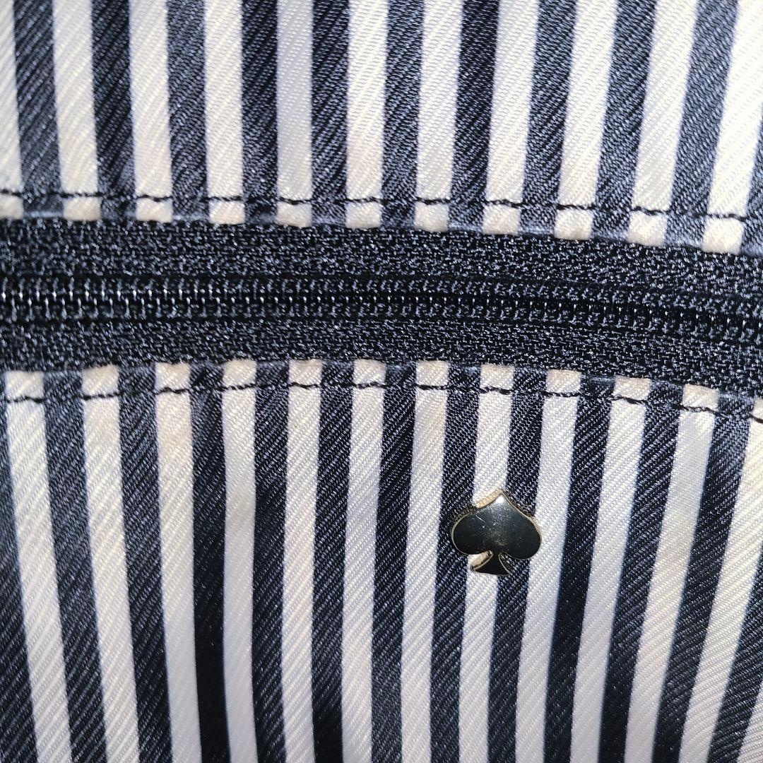 美品 KATE SPADE レザー トートバッグ ビジネス A4収納 ブラック
