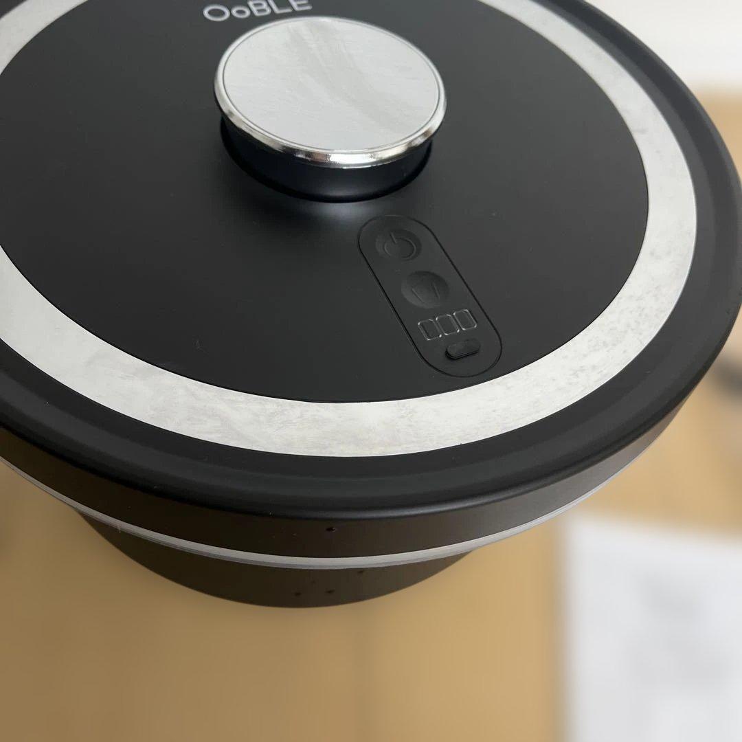 オーブル米びつ　ミニ6.5L 5キロブラック　黒　新品同様　真空保存容器