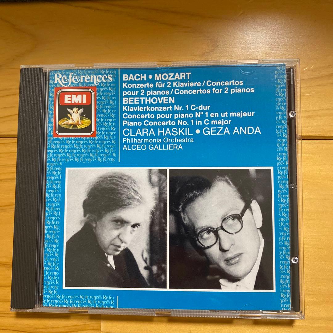 ハスキル&アンダ/バッハ&モーツァルト:2台のピアノのための協奏曲★名盤