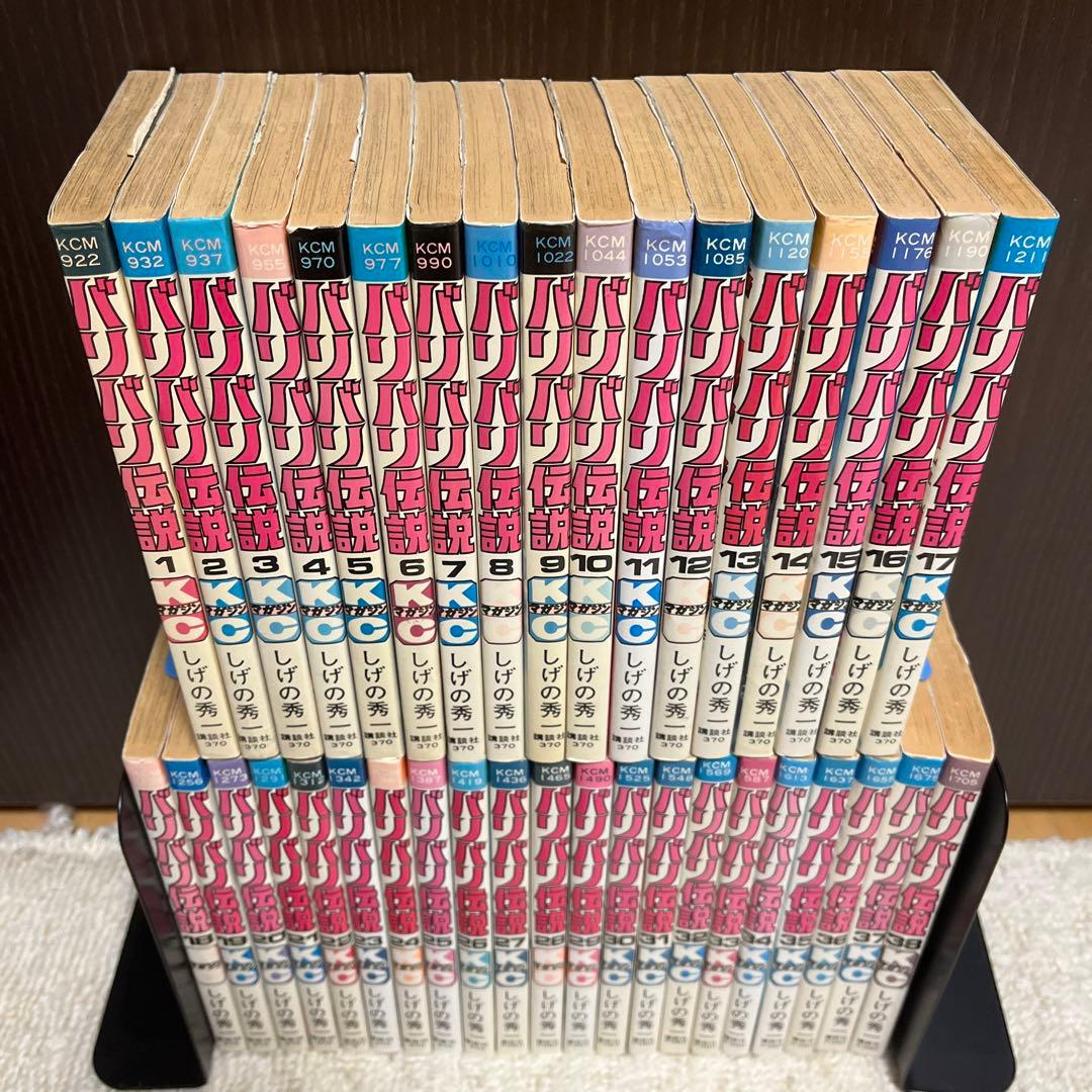 【✨バリバリ伝説✨しげの秀一✨全38巻✨初版多数✨講談社✨イニシャルD作者✨】