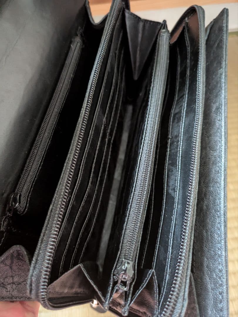 象革　リアルエレファント　セカンドバッグ＆ショルダーバッグ２way　本革紐・鍵付