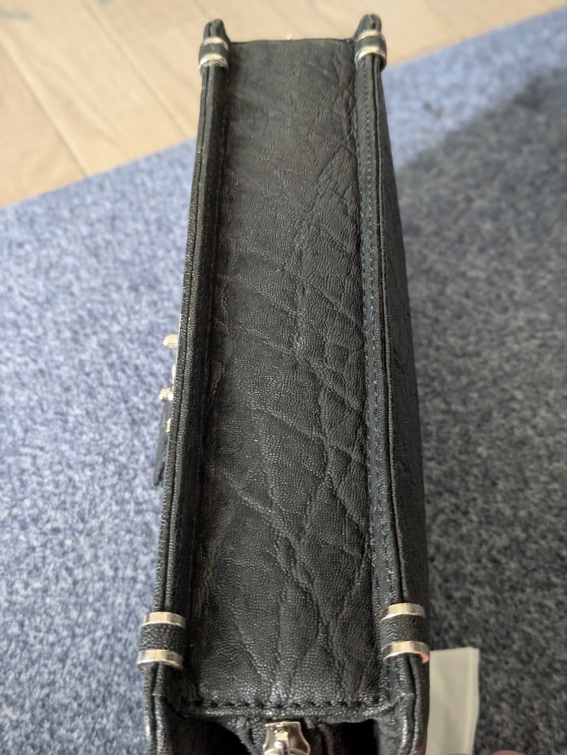 象革　リアルエレファント　セカンドバッグ＆ショルダーバッグ２way　本革紐・鍵付