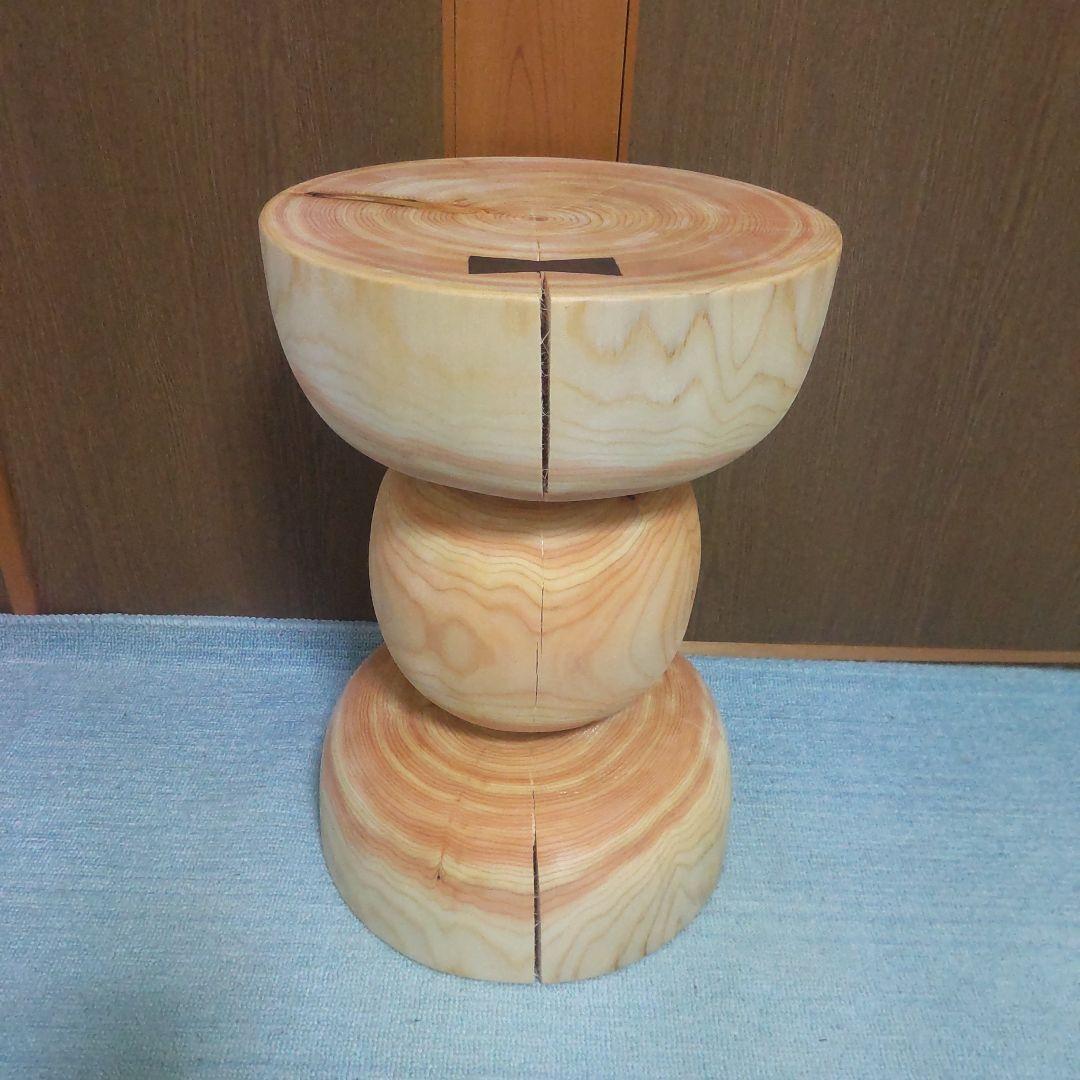 あらあらさん専用檜丸太椅子 スツール