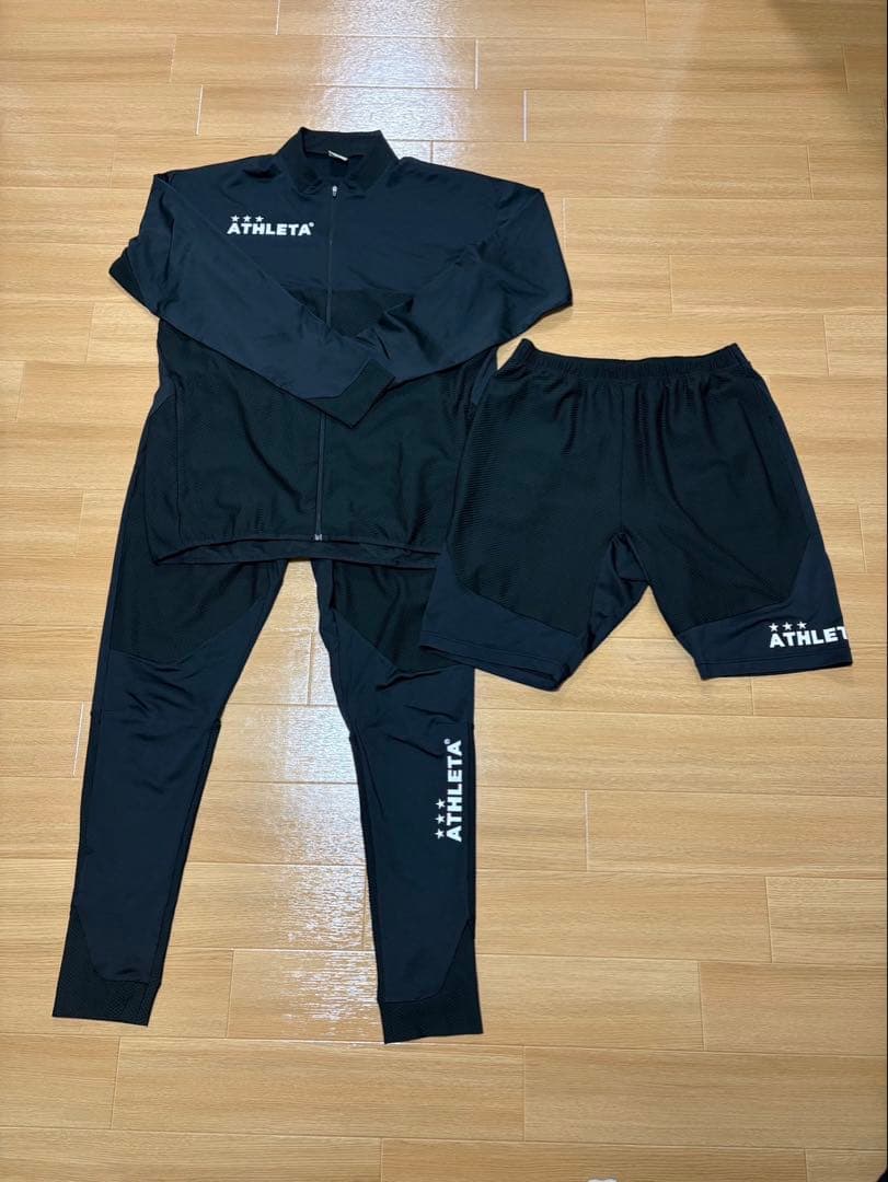 ATHLETA ハーフパンツ&ジャージ上下セット　3点セット