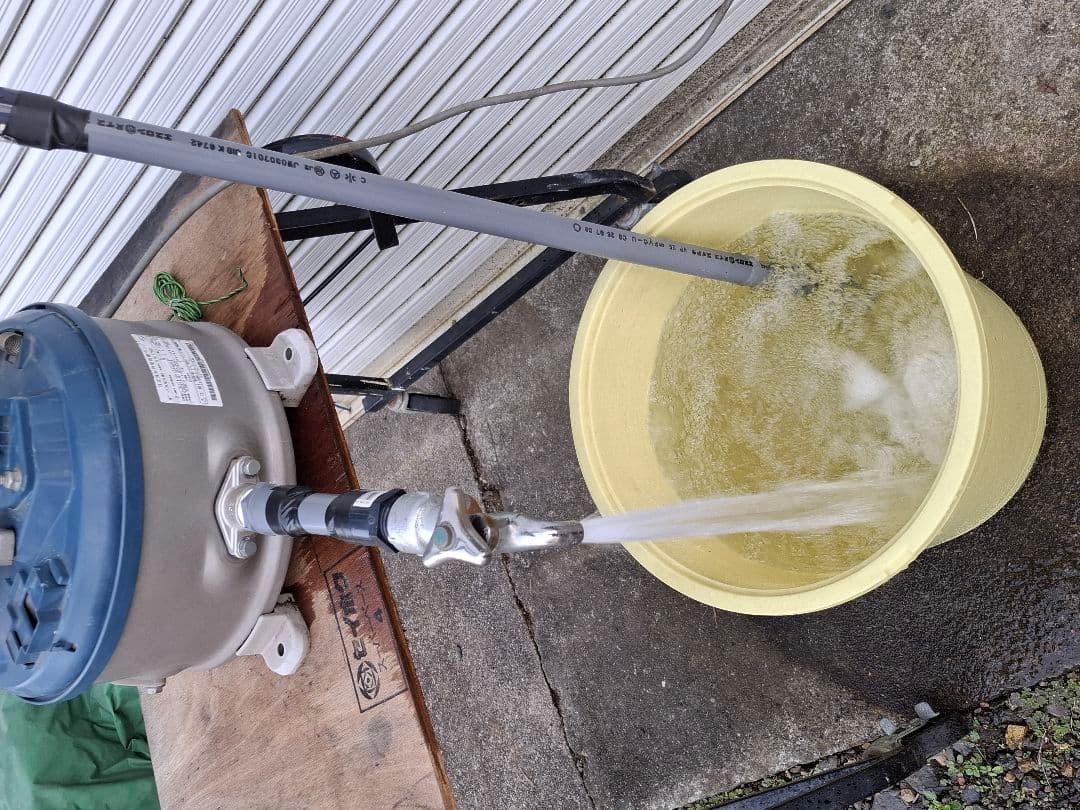 日立 浅井戸ポンプ WT-P300S 不調品