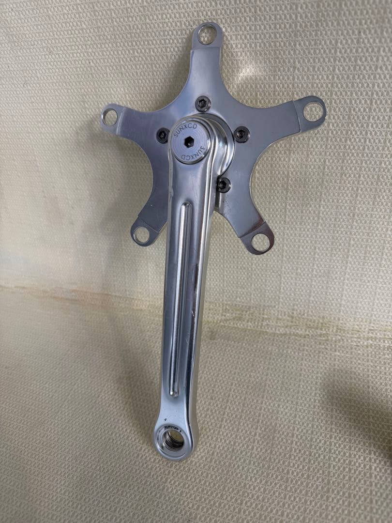 SUNXCD サンエクシード クランク シルバー