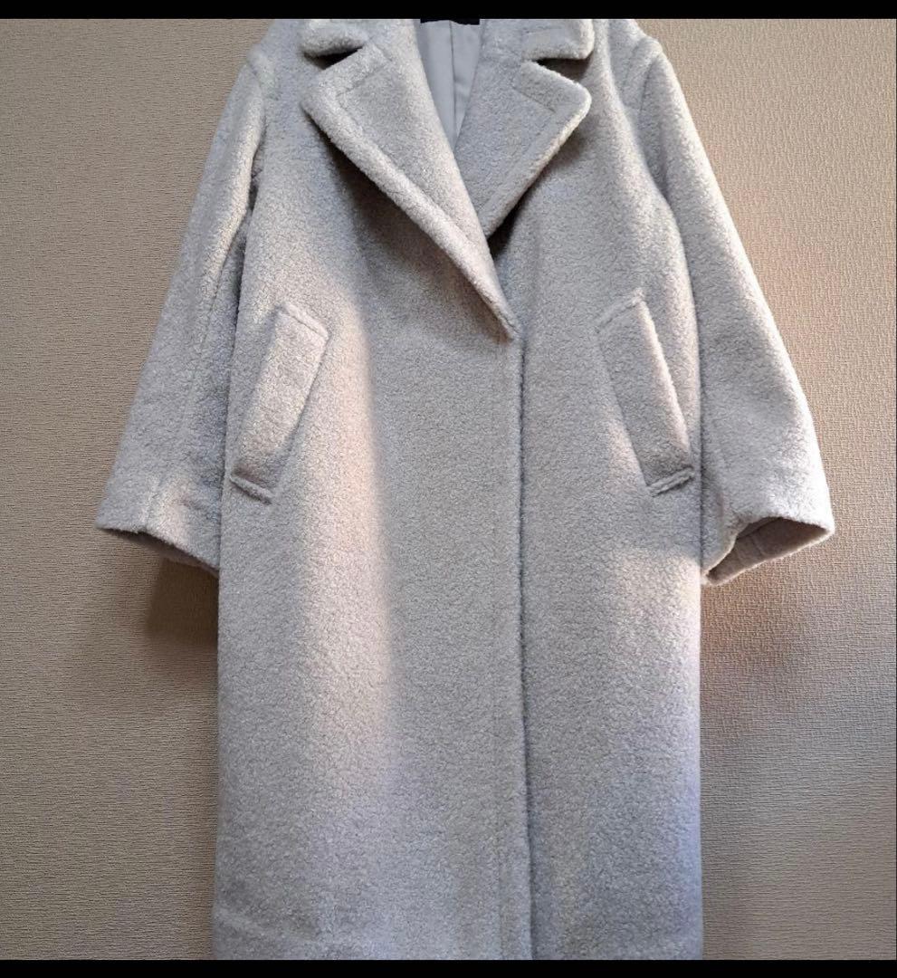 フレームワークWOOL ブレンドボアコート